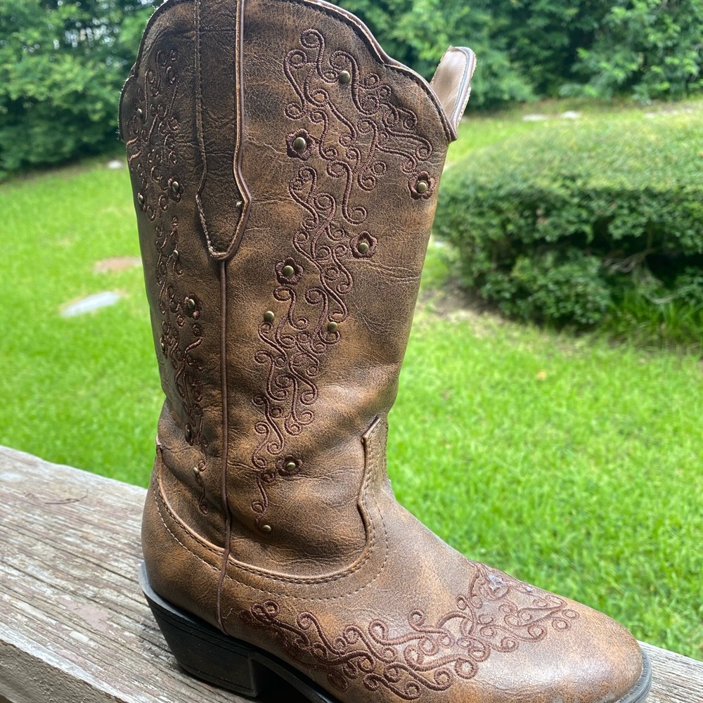 Cowgirl boots.